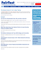 Mobile Screenshot of fairtest.org